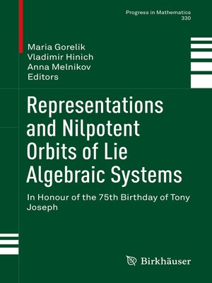 cover image of Representations and Nilpotent Orbits of Lie Algebraic Systems